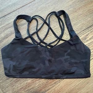 Lululemon Free to Be Wild Sports Bra in Camouflage